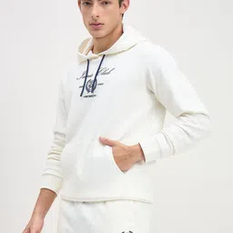 Iconic Men Printed Hooded Sweatshirt image 2