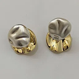 VAGHBHATT Gold Tone Stud Earrings-picture-1