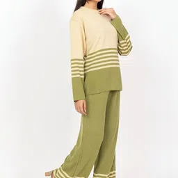 D-LINE Pack Of 2 Round Neck Sweater With Palazzos Co-Ords image 2