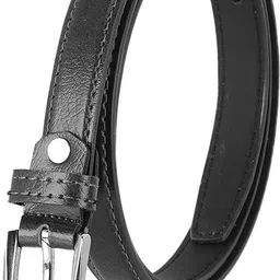 go trendy Women Casual, Formal, Party Black Artificial Leather Belt image 1