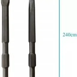 sauran Chisel Set For Demolition Hammer 5Kg (Model - 0810) Pointed and Flat image 3