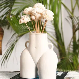 Lady Black Ceramic (Set of 2) Table Vase by Purezento image 2