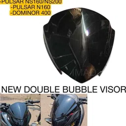 favourite riders NEW DOMINAR SMALL VISOR BLACK Bike Headlight Visor-picture-10