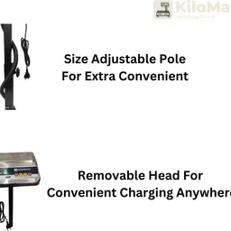 KiloMaxx KM-21, 100Kg With Ultrabright Display For Shops Stores or Industrial Uses 14*14" Weighing Scale image 4