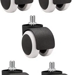 breewell Twin Castor Revolving Chair Wheel Set of 5 Appliance Furniture Caster-picture-10