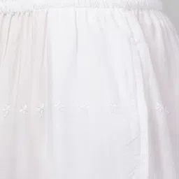 vizcon hub Women Loose Fit White Viscose Rayon Trousers image 5