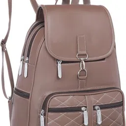 Small 20 L Backpack stylish PU Leather Trendy Backpack for Women, girls college Bags-image-12