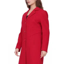 Hallinton Women Single-Breasted Overcoat With Two Pockets image 5