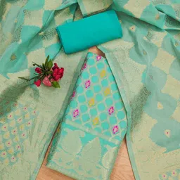 Rangtulika Ethnics Unstitched Dress Material image 3