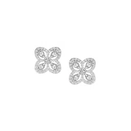 Sparkles Lab Grown Diamond 0.9 Carat Round Halo Earrings for Women-picture-14