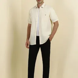 Allen Solly Men Spread Collar Slim Fit Casual Shirt image 5