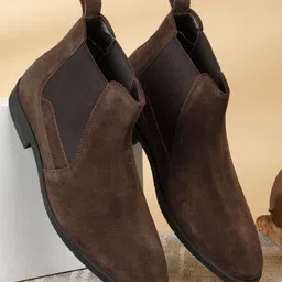 Teakwood Leathers Men Leather Chelsea Boots-picture-33