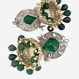 BFC - BUY FOR CHANGE Women Silver-Plated Alloy Jhumkas image 2