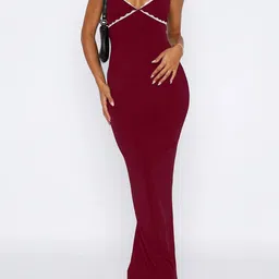 StyleCast x Revolte Women Shoulder Straps Bodycon Maxi Dress-picture-41