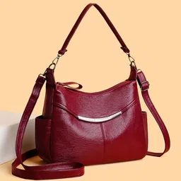 KPOP Women Solid Structured Shoulder Bag-picture-34