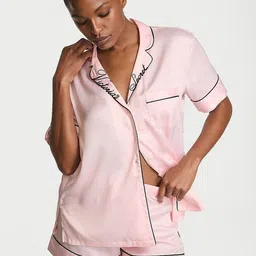 Victoria's Secret Lapel Collar Night suit image 1