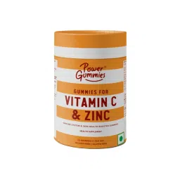 Power Gummies for Vitamin C & Zinc-Boosts Immunity with Orange Flavour-30 Gummies-image-9