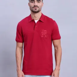 Tommy Hilfiger Men Brand Logo Printed Polo Collar T-shirt-picture-54