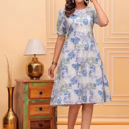 TFP Floral Print Fit & Flare Midi Dress image 5