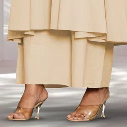 BAESD Women Ethnic Motifs Printed A-Line Kurta with Palazzos image 4