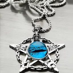 PASU FASHION Silver-Plated Star Shaped Pendants with Chains image 5