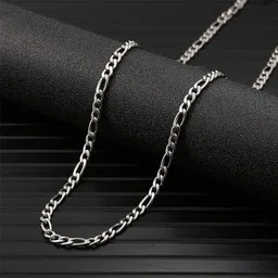 lathar Silver Plated Stainless Steel Chain image 2