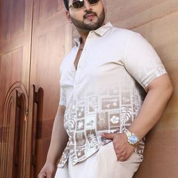 Instafab Plus Men Comfort Opaque Printed Casual Shirt-image-60