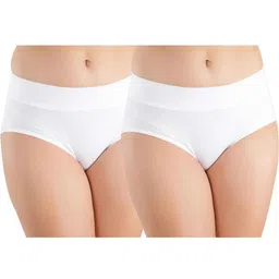 ORLIZEA Pack of 2 Women High-Rise Cotton Blend Hipster Briefs-picture-38