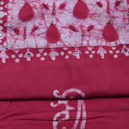 Meena Bazaar Batik Printed Unstitched Dress Material image 2