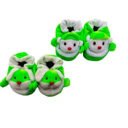 LMN CHILD CARE Pack of 2 Unisex Kids Cotton Booties-picture-16