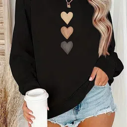 KASHIAN Women Printed Hooded Sweatshirt image 2