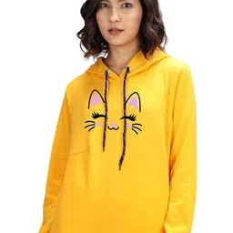 SHAIRA FASHION Women Printed Hooded Sweatshirt-image-35