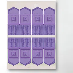 nestroots Purple & Grey 1 Piece Canvas Abstract Wall Paintings-picture-14