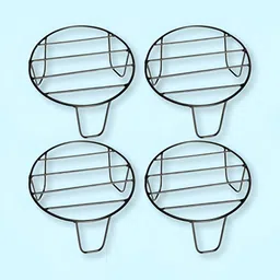 Lifelong Black 4 Pieces Round Planter Stands-image-0