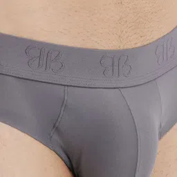 B'there Men Pack Of 3 Mid-Rise Basic Briefs U006_SGR_SGR_SGR image 2