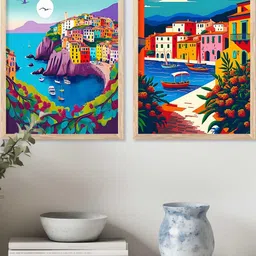 WALLLANE Brown Wood Wall Art image 2