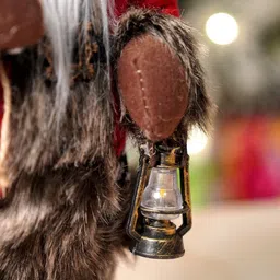 Little Surprise Box LLP Maroon & Grey Santa Christmas Home & Table Decor image 3