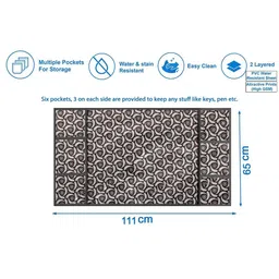 The Furnishing Tree Grey Printed Refrigerator Cover image 3