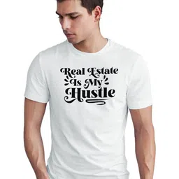 Seekbuylove Typography Printed Round Neck Pure Cotton Bio Finish T-shirt-picture-40