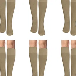 MUKHAKSH Unisex Beige Socks-picture-22