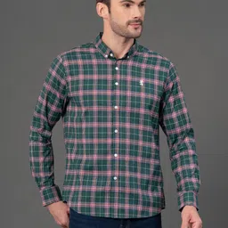 red tape Men Regular Fit Checkered Button Down Collar Casual Shirt-picture-24