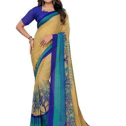 Moda Rapido Floral Poly Georgette Saree-picture-15