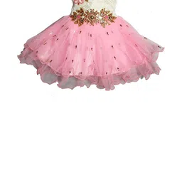 dress collection Baby Girls Midi/Knee Length Festive/Wedding Dress (Pink, Sleeveless)Nice Dress-picture-16