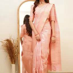 bigben textile Woven Design Zari Silk Blend Banarasi Saree-picture-28