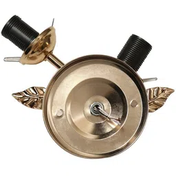 1ST TIME White & Gold-Toned Textured Metal Traditional Rectangle Shaped Wall Lamp image 2