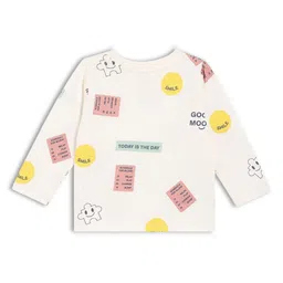 MINI KLUB Boys Typography Printed Round Neck Pure Cotton T-shirt image 3