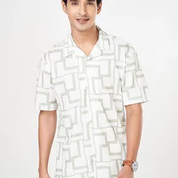 BYFORD by Pantaloons Men Opaque Printed Casual Shirt-image-77