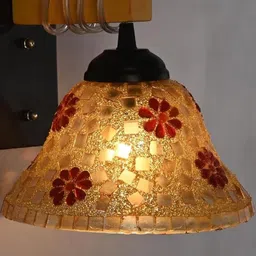 SOMIL Multi Glass Cylinder Printed Wall Lamps image 2