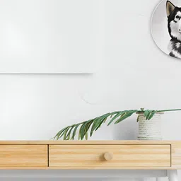 THE QUIRKY HOME White Alaskan Malamute Or Siberian Husky Ceramic Decorative Wall Decor-picture-23