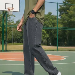 FALKRA Men Straight Fit Mid-Rise Stretchable Jeans image 2